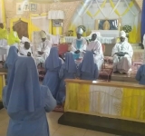 PROFESSIONS RELIGIEUSES DANS LA CONGREGATION DES SŒURS DU CŒUR IMMACULE DE MARIE « BENE MARIYA »,  DIOCESE DE NGOZI