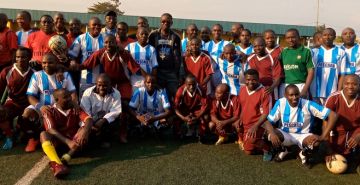 MATCH AMICAL DE FOOTBALL ENTRE LES PRETRES DE BUBANZA ET CEUX DE NGOZI