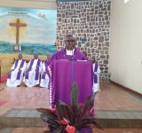 VISITE PASTORALE DE L’EVEQUE DE MUYINGA AU GRAND SEMINAIRE DE BUJUMBURA
