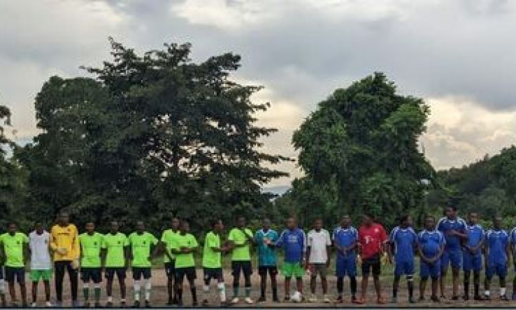 UN MATCH AMICAL AU GRAND SÉMINAIRE DE BUJUMBURA